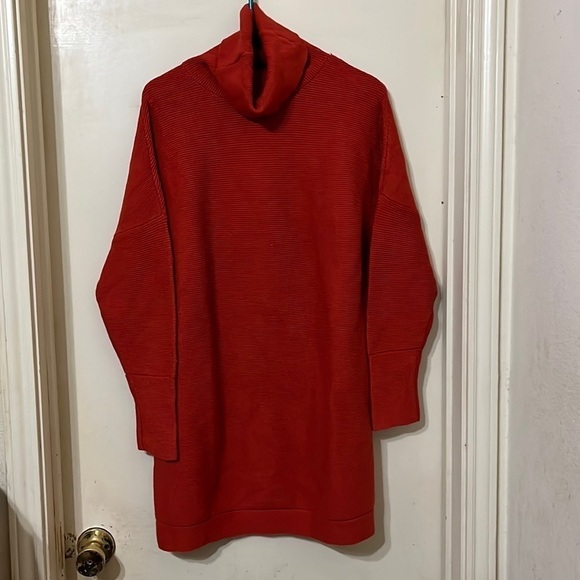 Sweaters - NWT Turtleneck Batwing Sleeve Slouchy Oversized Ribbed Knit Tunic Sweaters
